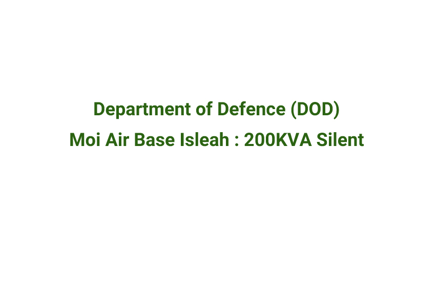 Department of Defence (DOD)
